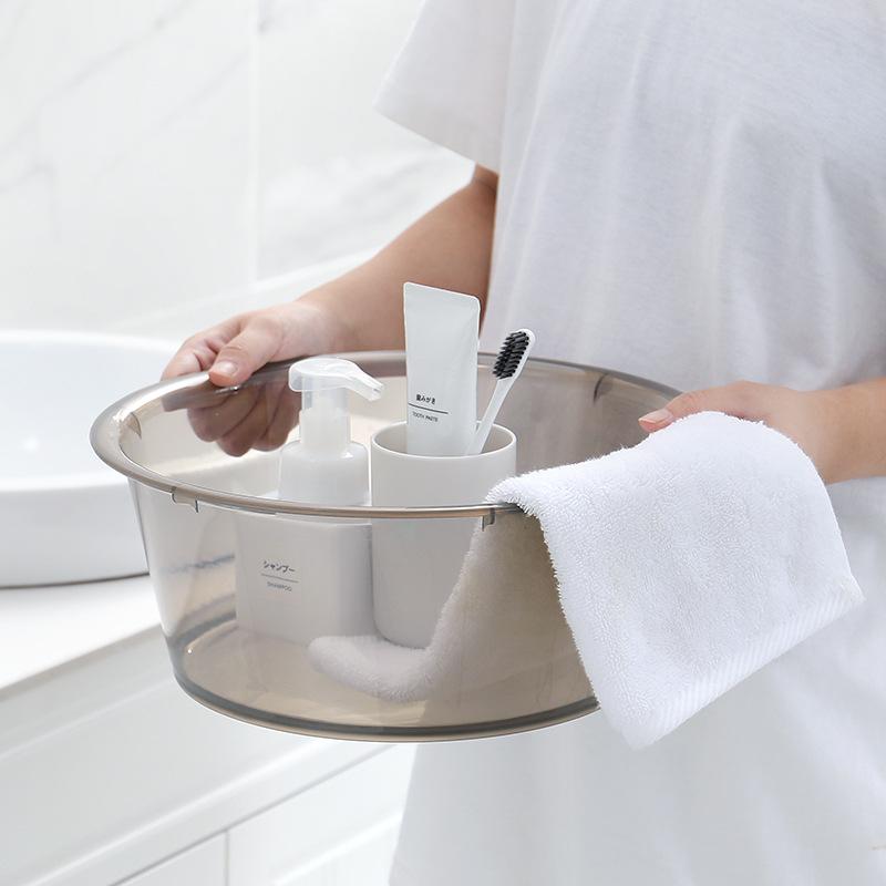 Product Introduction of Clear Washbasin Bathroom Accessories Household Hand Wash Basin Washing Tools Store Plastic Cleaning Supplies Photo 3
