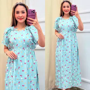 MAUDY DRESS DASTER KEKINIAN MODEL KERUT