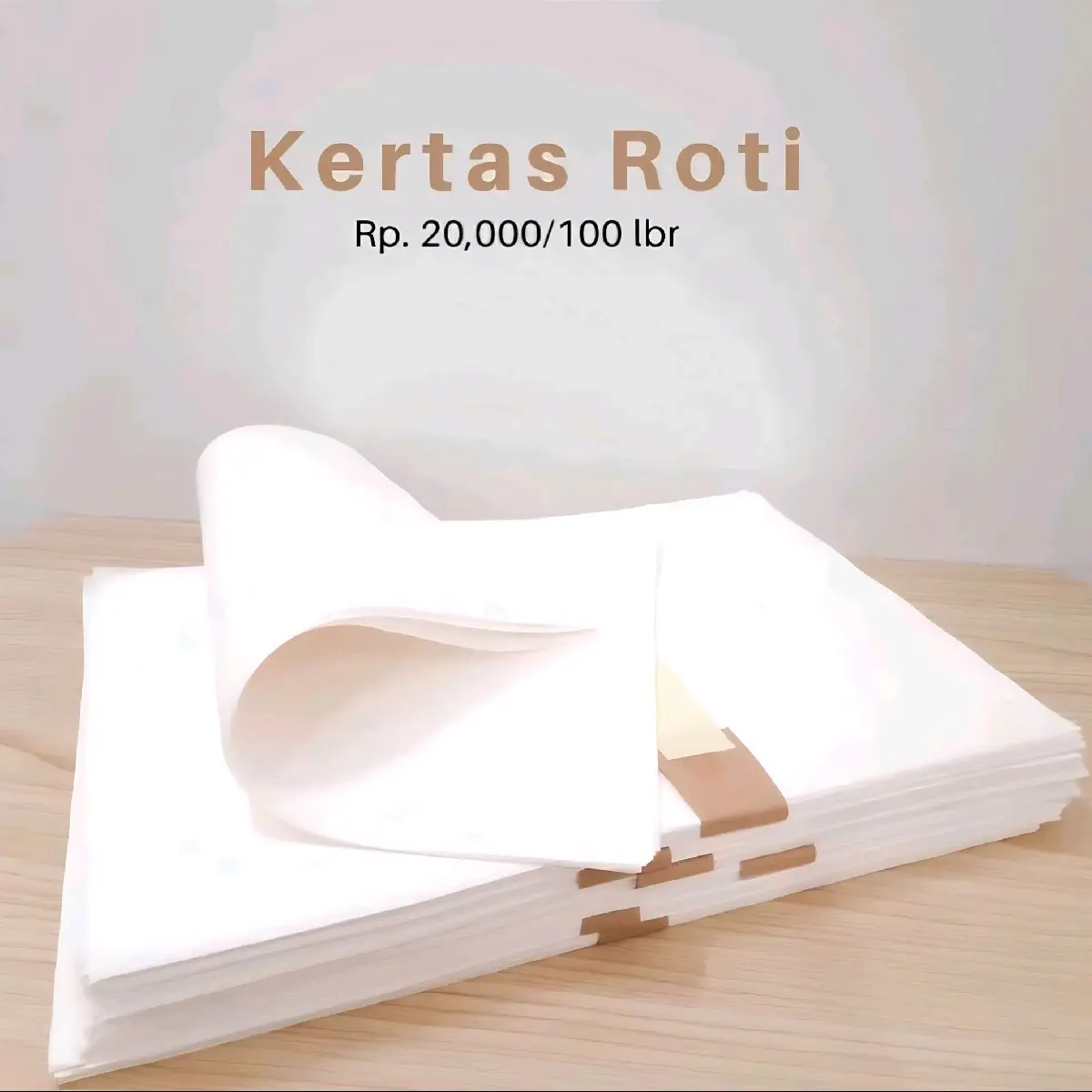 kertas roti A4 baking Paper untuk menahan minyak dan air Kitchenware