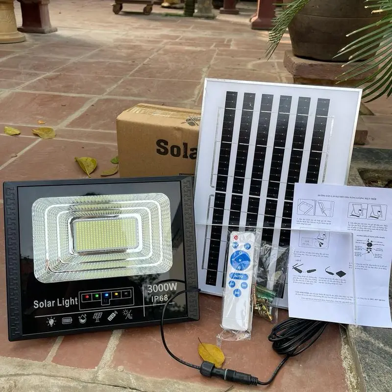 [ Live Deal ]  Đèn NLMT 3000W Sáng 20-40M2, Thời Gian Sáng 8-10H, Bảo Hành 24 tháng, Chống Nước , Cảm Biến Tối Tự Bật Ngày Tắt 3