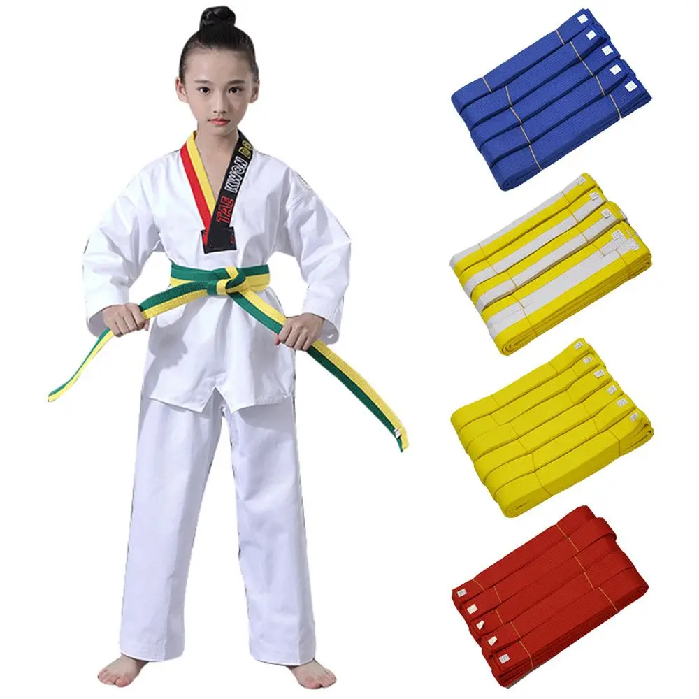 1.8m EVA Adults Kids Children Gift Professional Karate Judo Sports Belt Martial Arts Stripe Taekwondo Belt