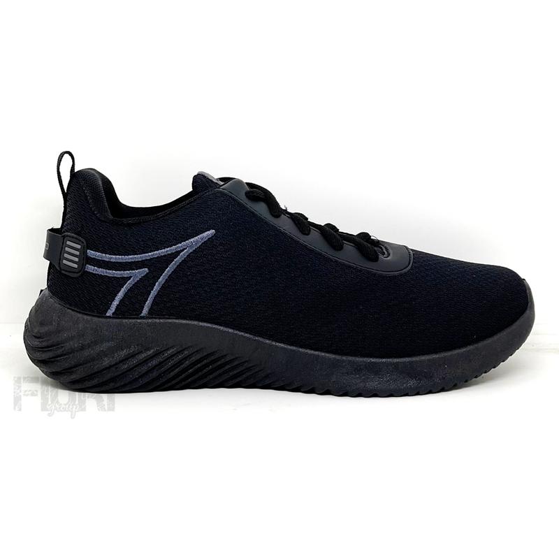 FIURI - ANDO ORIGINAL - MAVRIS 39-43 FULL HITAM - SEPATU SNEAKERS SPORT KANVAS SOL KARET ANAK LAKI-LAKI - SEPATU KETS TRENDY PRIA DEWASA - SEPATU OLAHRAGA LARI FITNES SENAM KERJA KULIAH SEKOLAH SD SMP SMA BERTALI COWOK MURAH PROMO DISKON BONUS KAOS KAKI 2