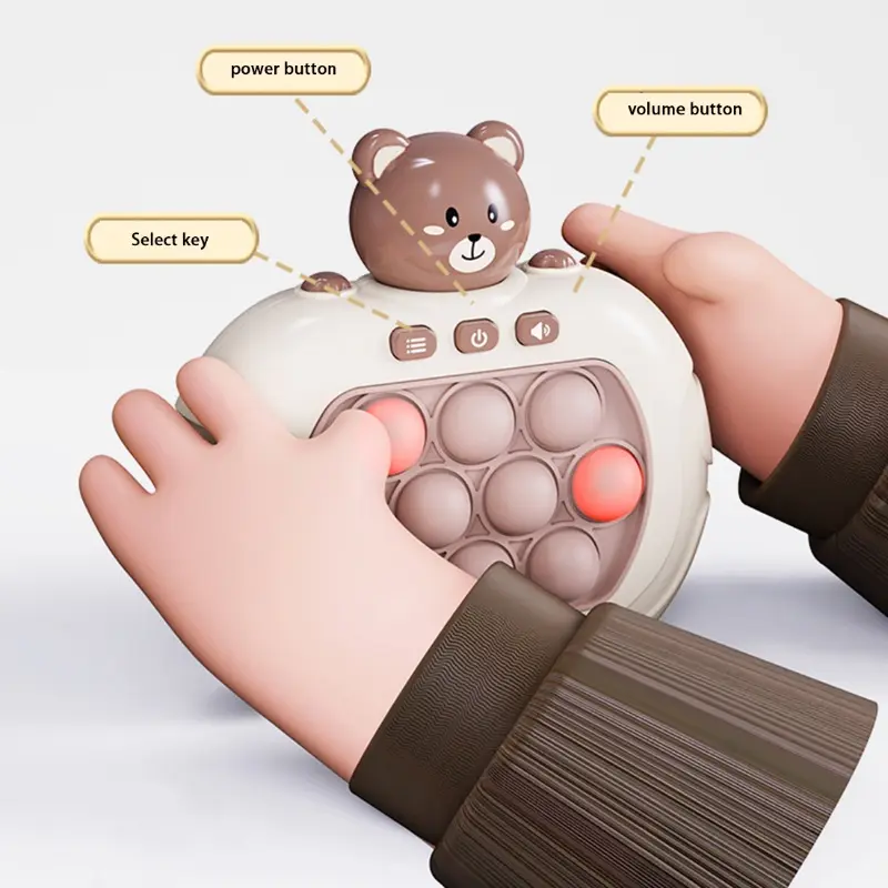 (BISA COD) Mainan Pop It Kuromi Elektronik Push Bubble Challenge Fidget Toys Squishy Game Anak Popit Elektrik Musik Set Hadiah Toys 2