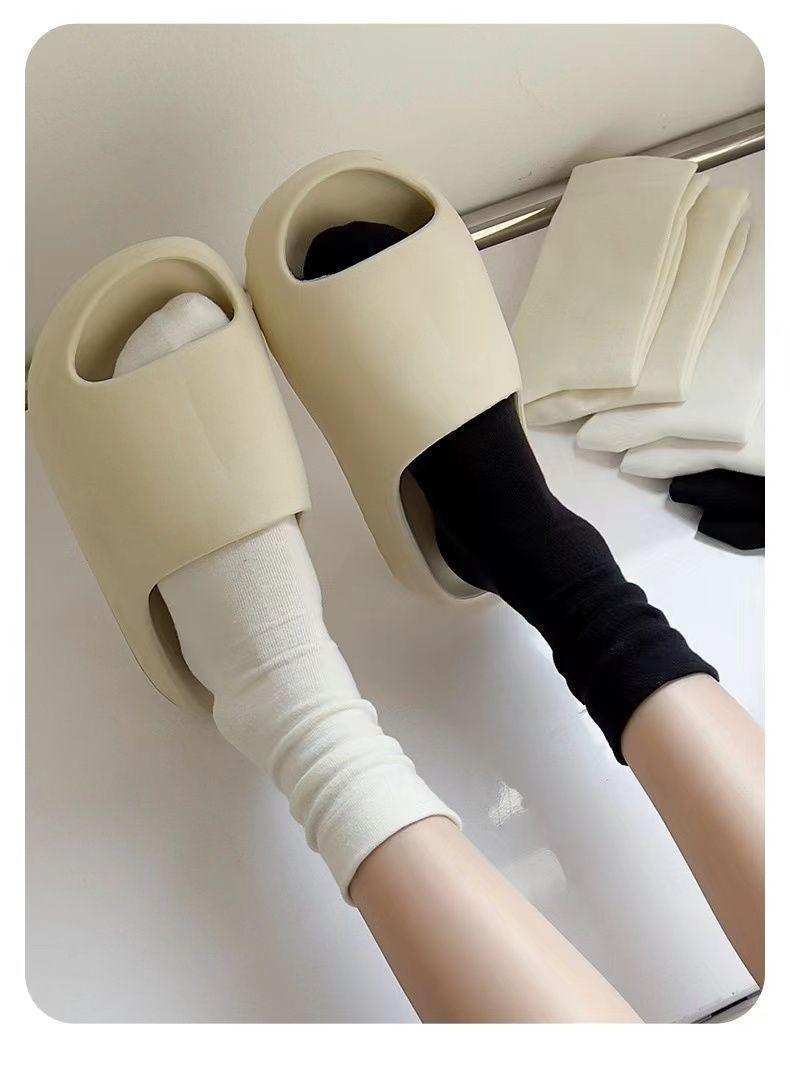 Product Introduction of Tất Chống Hôi, Màu Trắng Sữa, Dành Cho Nữ, Thích Hợp Cho Mùa Xuân Và Mùa Thu, Dễ Phối Đồ Tất Bó, Có Tay Áo Gót Chân, Bốt, Tất Sốt vớ  sheer tất  lưới  đen  nữ tất  lưới tất  chân  nữ 11