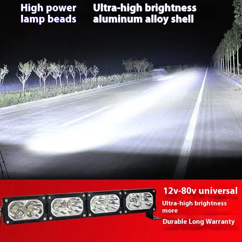 Đèn Led lát ô tô, Hàng mới về, Đèn chiếu điểm từ xa, 12v-80v, Thích hợp cho xe Kỹ Thuật Xe Nông Nghiệp Địa Hình siêu sáng, Sửa đổi lưới tản nhiệt, Đèn trên cùng 3