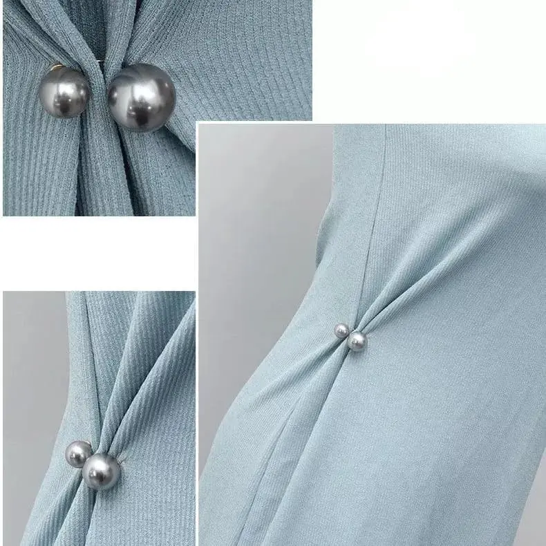 TS Bros Pin Mutiara Kancing Tanpa Jahit Kancing Baju Kancing Hijab Kancing Mutiara Divine Bros Tuspin Hijab Bisa Lepas Korea Fashion 1
