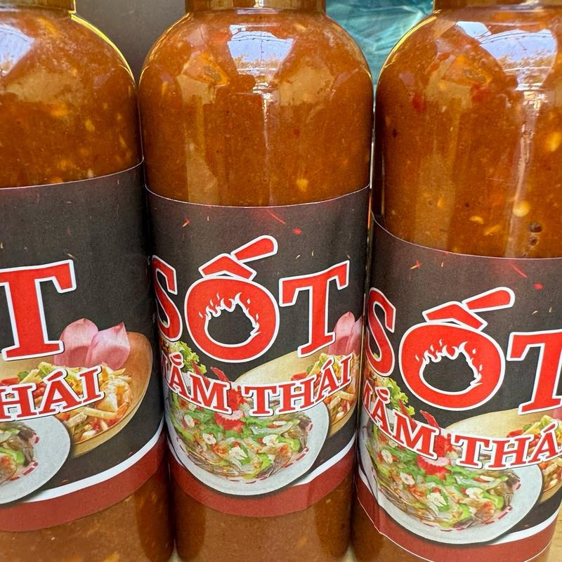 Sốt mắm Thái Lan Nhân Hậu (trộn gỏi đu đủ thái Lan) 2