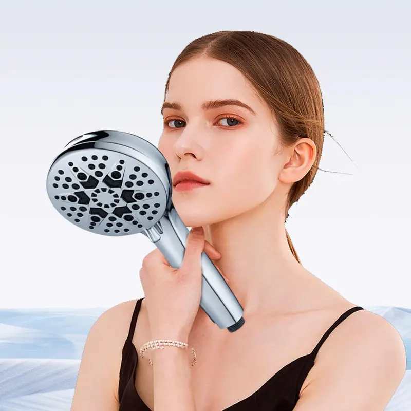 Handheld Shower Head Set, 1 Set High Pressure Shower Head with Holder & Hose, Bathroom Shower Equipment, Bathroom Supplies 2