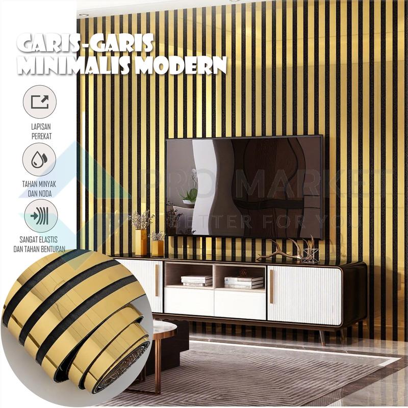 58CM*2.8M Wallpaper Dinding Busa XPE Vinyl Grid 3D Premium, Tebal ...