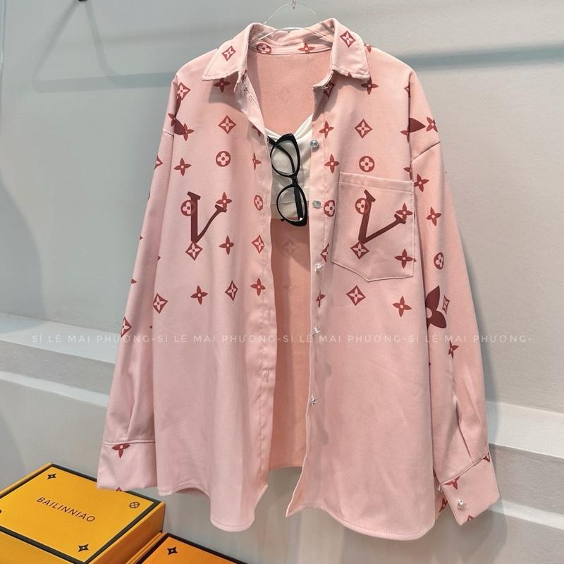 ÁO SƠ MI HOẠ TIẾT IN NỬA THÂN ÁO