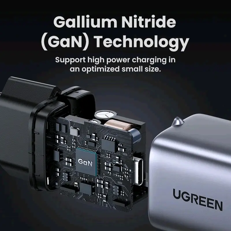 UGREEN GaN 20W Nexode Mini Charger PD Fast USB Type C Charger USB C PD 3.0 QC 3.0 Quick Charging For iPhone 15 14 13 12 11 Pro Max 8