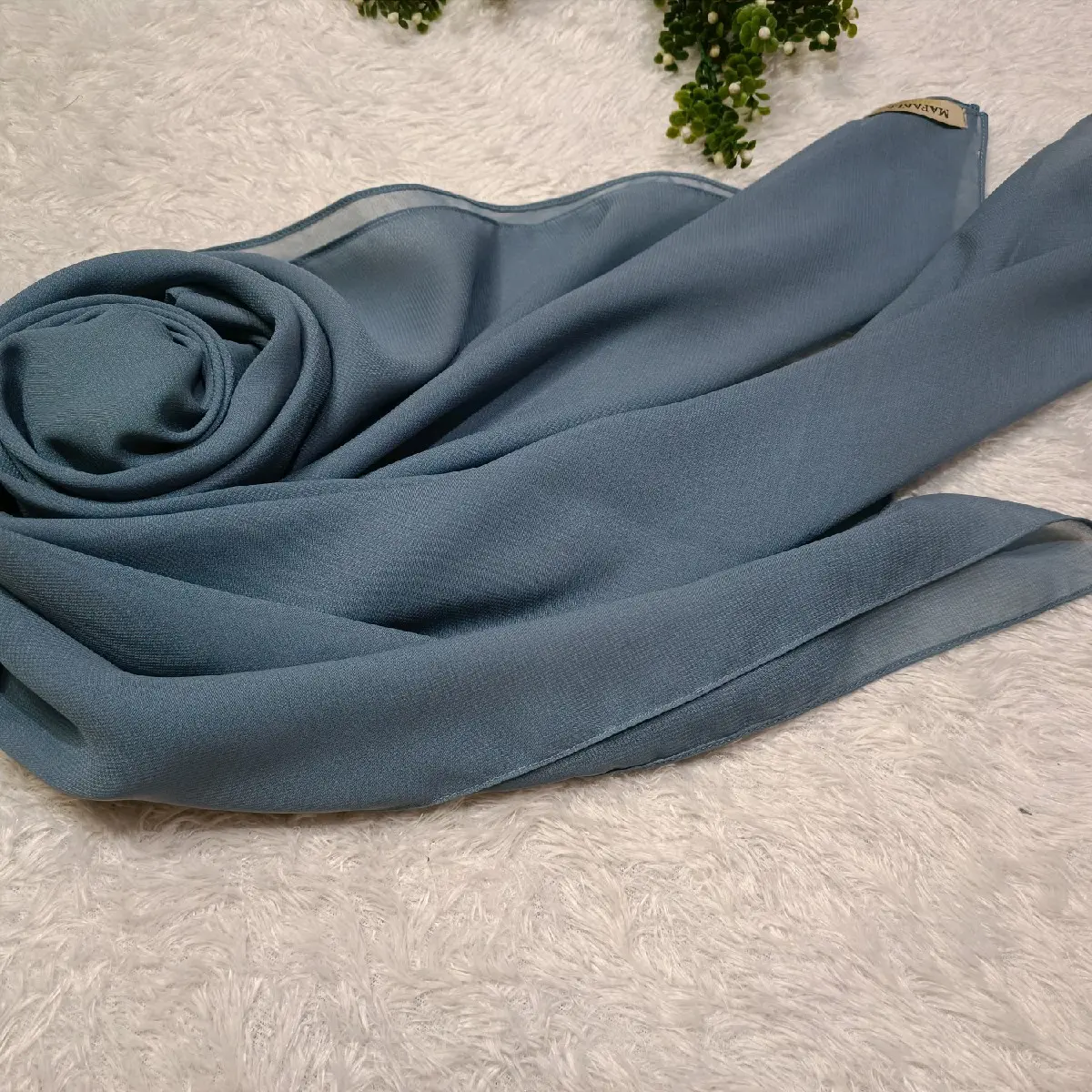 Hijab POLYCOTTON DOUBLE HYCON EL ROYAL Hijab Segi 4