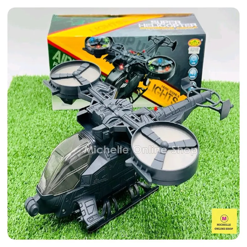 Mainan Anak Helikopter Berjalan dan Bersuara.. Bump n Go 0