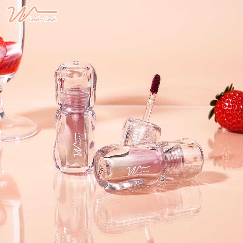WindWind Ice Kristal Lip Glaze Watery Lip Jelly Tint Moist Mirror Lip Gloss Glow Lipstik Tidak Mudah Pudar Pelembab Tahan Lama WindWind Ice Kristal Lip Glaze Watery Lip Jelly Tint Moist Mirror Lip Gloss Glow Lipstik Tidak Mudah Pudar Pelembab Tahan Lama