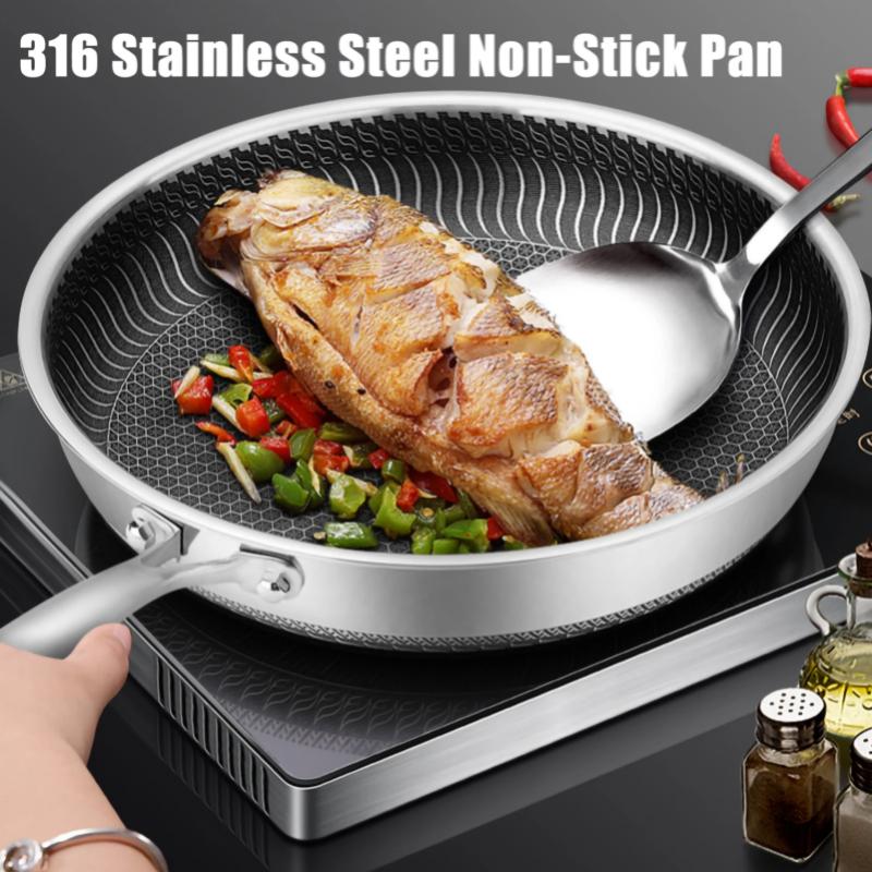 Chảo Rán Bằng Thép Không Gỉ, Toàn Thân Ba Lớp, Chảo Chảo Lòn - TikTok ...