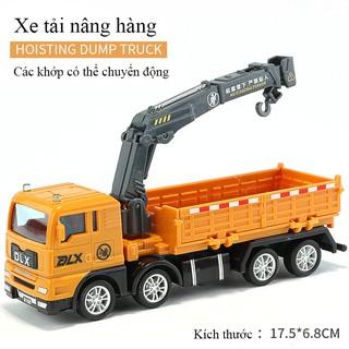 Xe đồ chơi mô hình, xe tải nâng hàng cho bé chất liệu nhựa an toàn, kích thước lơn Toy