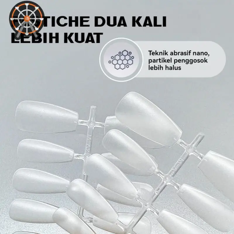 100pcs Ultra Thin, Fully Opaque False Nails for Nail Extension - Smooth and Flawlessbrae 1