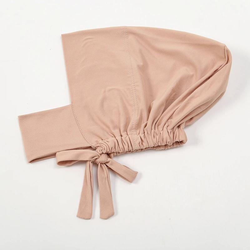 Product Introduction of Muslim Inner Cap Hijab For Women Solid Underscarf Hijab Undercap Scarf Turban Hat Islamic Muslim Hijabs Ready To Wear Headcover 11