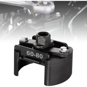 Adjustable Oil Filter Wrench New Update Oil Filter Removal Tool,Universal Oil Filter Removal Tool Fit for Small Medium-Sized Spin-On Oil Filter (60mm-80mm)