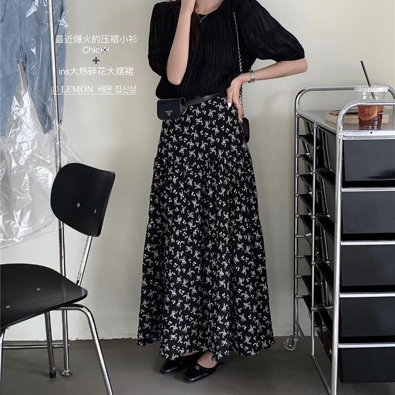 Chân Váy Hoa Nhí 2 Lớp hàng QC Windy store Nữ