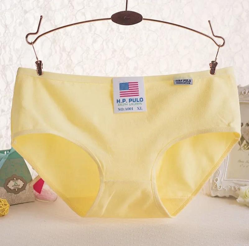 Product Introduction of American flag 6Pcs women's Plain Underwear Girls panty 12Pcs good quality Hip-covering breathable and comfortable Cotton Womenswear Lady Innerwear Basic Minimalist Everyday 23