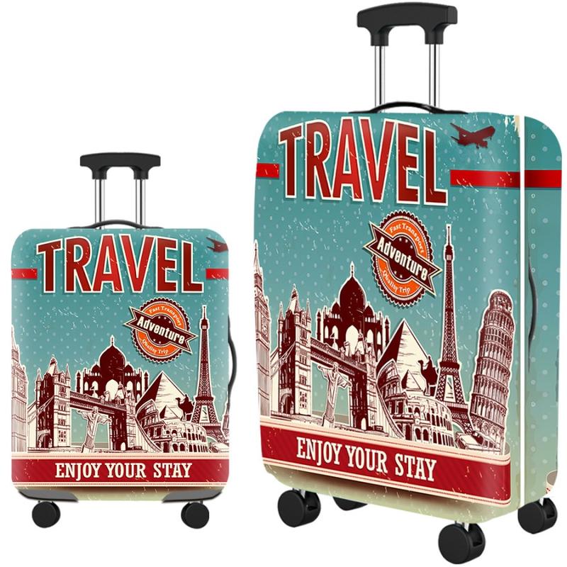 Product Introduction of Elastic Luggage Cover Motif / Sarung Penutup Pelindung Koper Corak Elastis Scretch 5