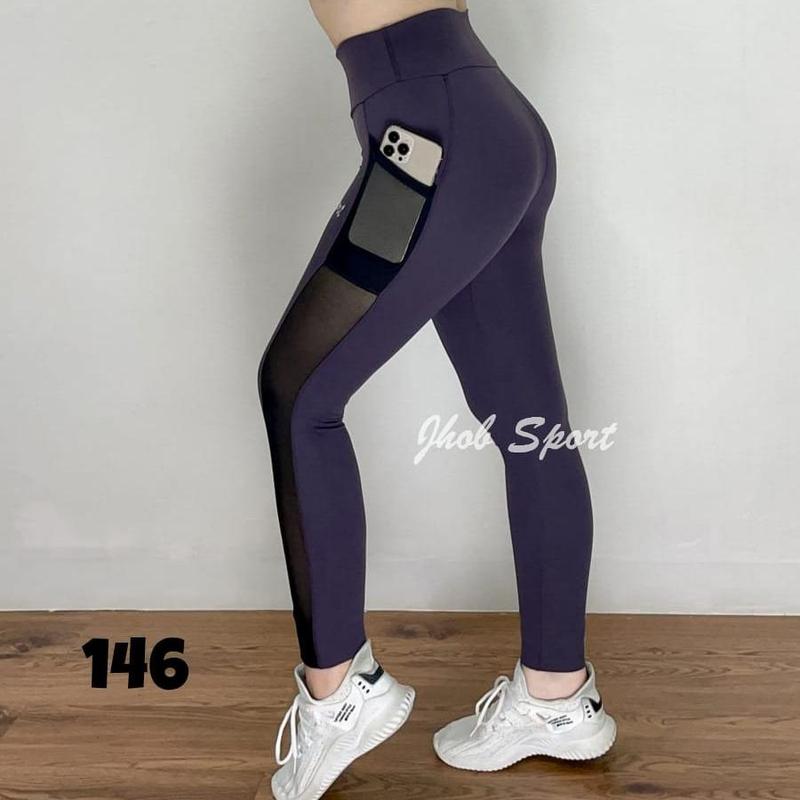 Product Introduction of Celana Legging Panjang Olahraga Wanita /Legging Kombinasi Bahan Jaring Tile/Celana Panjang Sport/Celana Legging 0