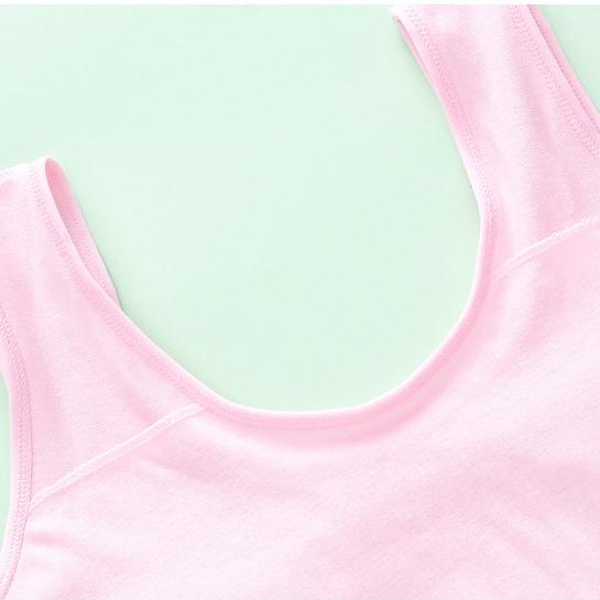 Áo Lót Bé Gái Cotton Mềm Mịn Thoáng Khí, Áo Lá In hình Hoạt hình Đáng Yêu SAVILL B341 7