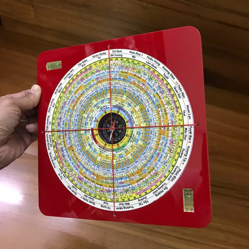 La Bàn La Kinh Tiếng Việt 36 Tầng kích thước 22.5cm x 22.5cm x 1cm 2