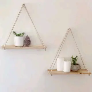 Kệ Treo Tường Trang Trí Nhựa Decor Ciin Tặng Dây+Móc Treo Tường Trưng Bày Decor Phòng