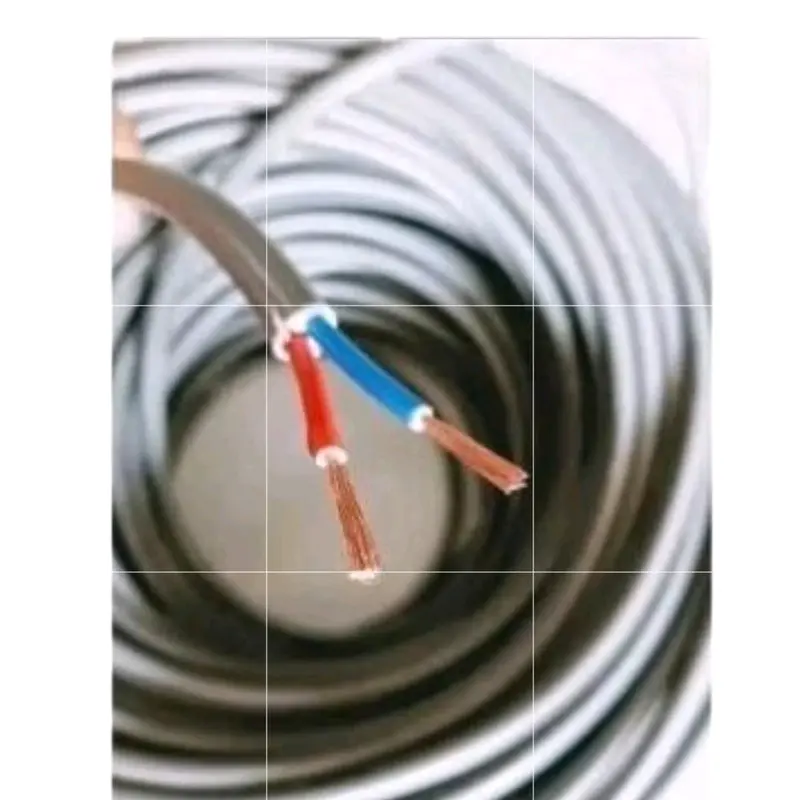 Dây điện đôi 2 lớp vỏ tròn xám 2x1.0 2x1.5 2x2.5 2x4.0 2x6.0 dây điện đôi tròn 1.0, 1.5, 2.5, 4.0, 6.0 lỏi đồng tốt (1m) 0