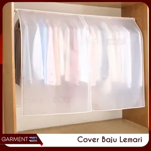 Cover Pelindung Pakaian Celana Gamis Anti Debu Penutup Lemari Jemuran Bahan Waterproof Tebal