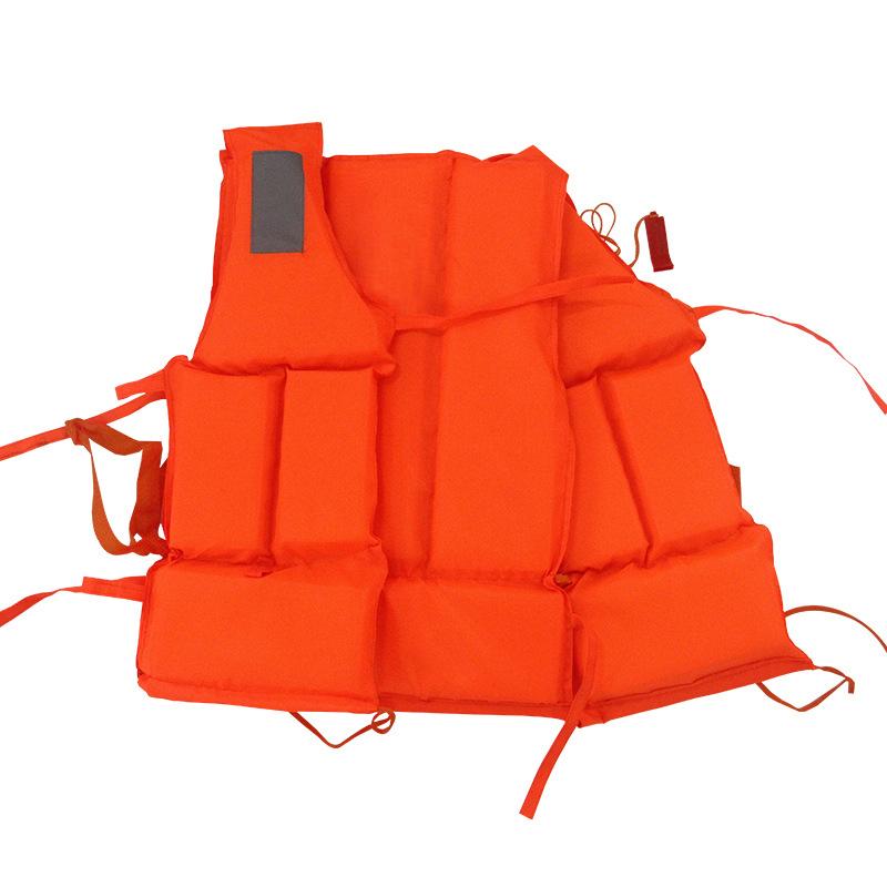 Product Introduction of New Orange Adult Childen Foam Flotation Swimming Life Jacket Vest With Whistle Boats Fishing Vest Swimming Drifting Vest 22