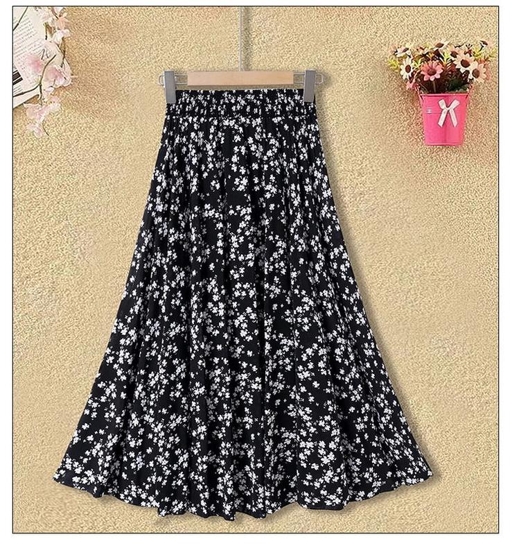 Product Introduction of Váy Mới Cho Mẹ TRUNG NIÊN, Cạp Cao Co Giãn, Thiết Kế Hoa, Thích Hợp Cho Mùa Hè, Dài Trung Bình 72 Dài, Thích Hợp Cho Múa Vuông, Chất Liệu Mỏng, 2024 23