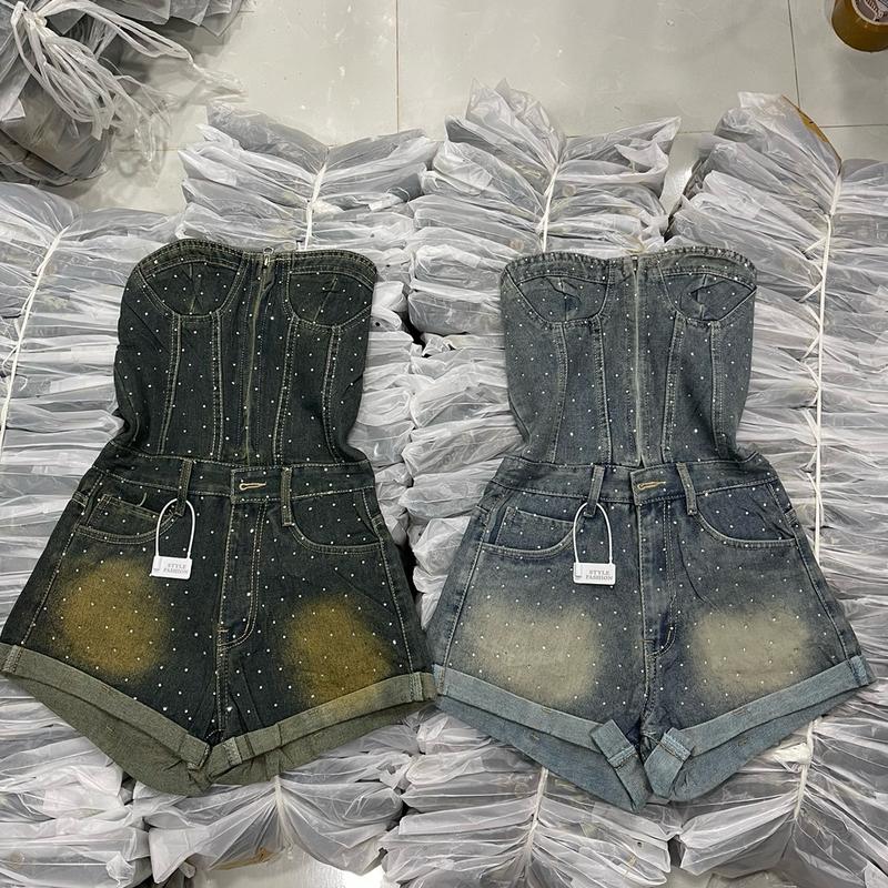 Jum Cúp Ngực Khoá Kéo Liền Quần Ôm Dáng MS2168