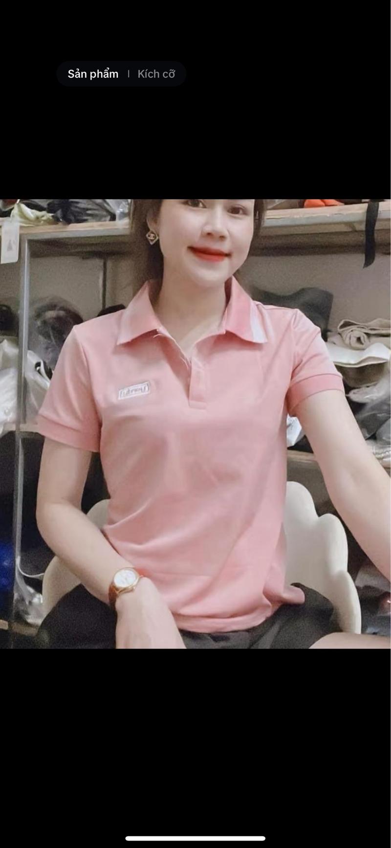 Product Introduction of ÁO THUN POLO VIỀN  CỔ NỮ 2