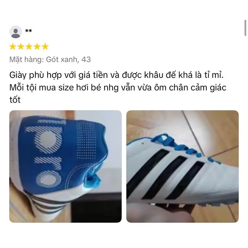 Giày Đá Bóng Wika Tony 11 Pro Chính Hãng,Giày Đá Banh Phong Cách Hiện Đại Trẻ Trung Màu Trắng Xanh,Giày Thể Thao Khâu Full Đế,Sneaker Soprt tập Thể Dục 3  sọc  toni  kroos 4