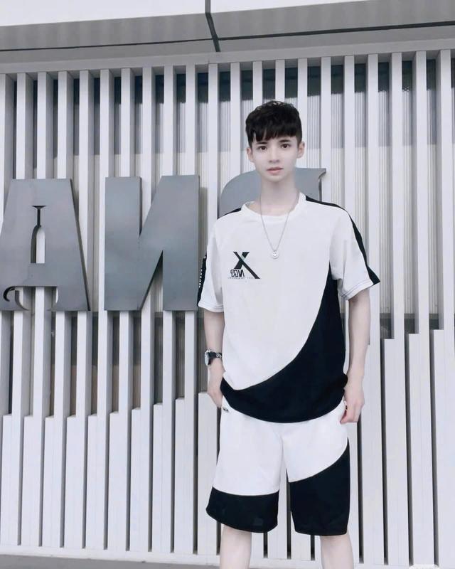 Bộ YBO Cộc Tay (1)Mùa Hè Nam Nữ Royal Chất Xốp Mềm Co Giãn nhẹ  Bộ quần áo tay ngắn thời trang Menswear Polo Có Cổ Ngắn Tay set  nam Shirt Shirt 2