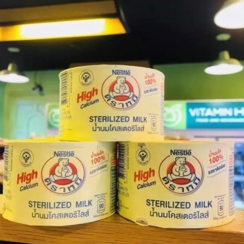 Sữa Gấu Thái Lan Nestle Bear Brand Sterilized - 140ml - Thơm ngon - Không đường - Snack 5