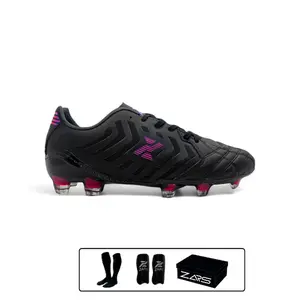 Zars Sepatu Sepakbola Evo Infinity Black Pink Purple FG