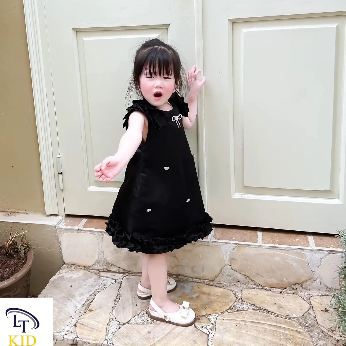 Váy bé gái,váy tiểu thư sang chảnh cho bé yêu C16