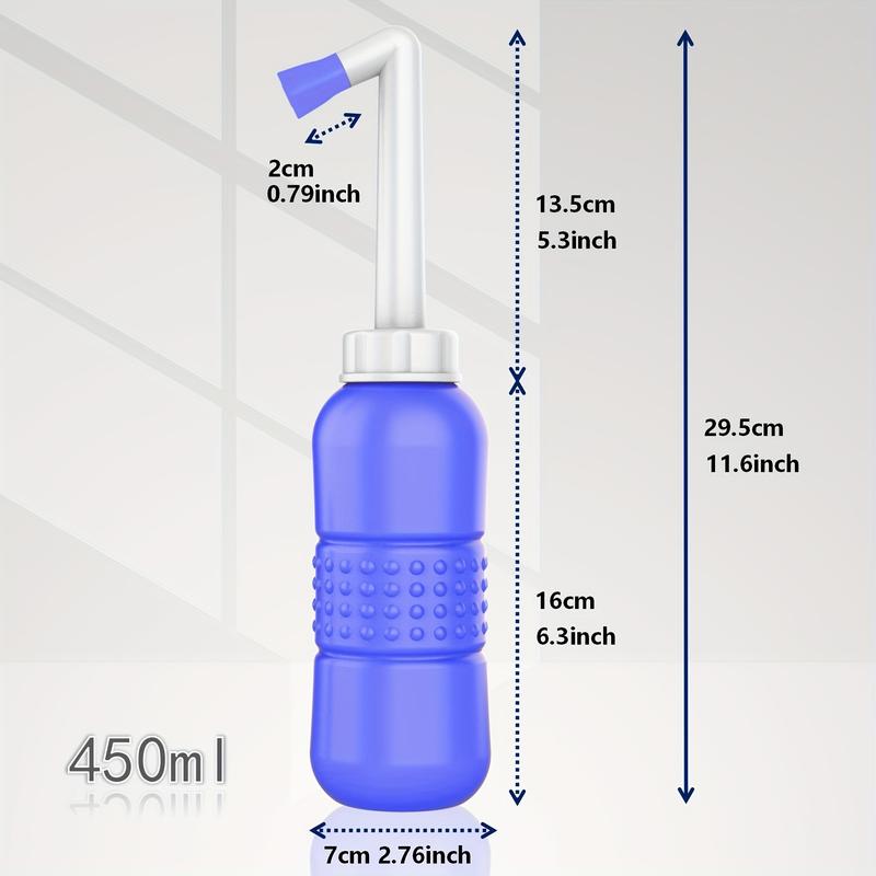 Bồn vệ sinh Cầm Tay 15oz bình Peri 450ml, công cụ chăm sóc phụ nữ cuối cùng, thích hợp cho du lịch, vệ sinh khi đang di chuyển, 1 cái 3