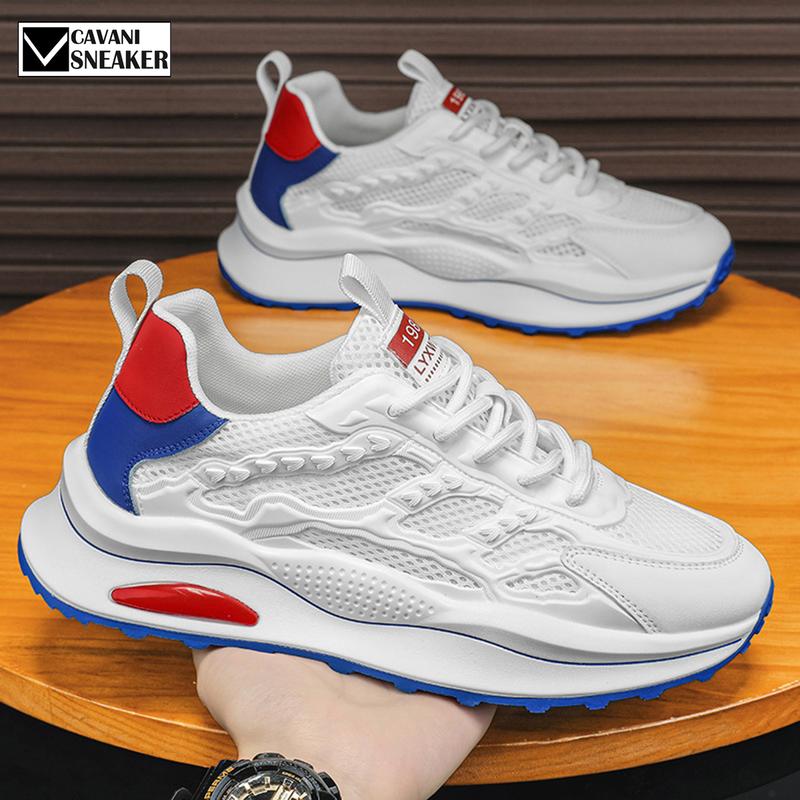 [TẶNG TẤT] Giày Nam Sneaker Phong Cách Mới Đế Mềm Thoáng Khí Chạy Bộ Thoải Mái Sinh Viên Hợp Thời Trang Đế Bằng Shoes Nhung