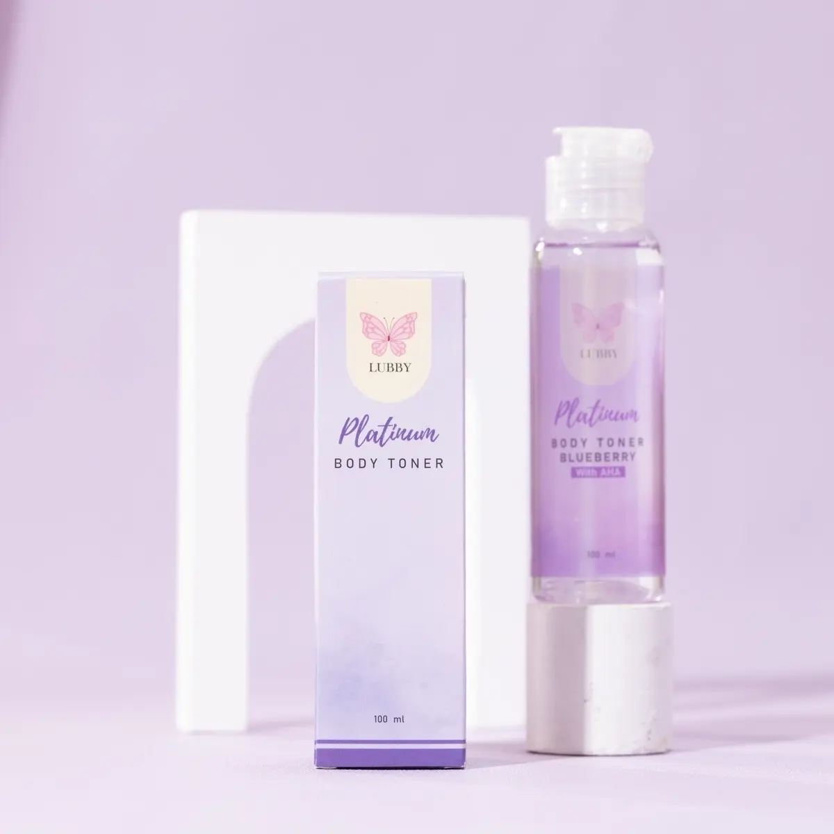 BPOM Platinum Body Toner Blueberry With AHA