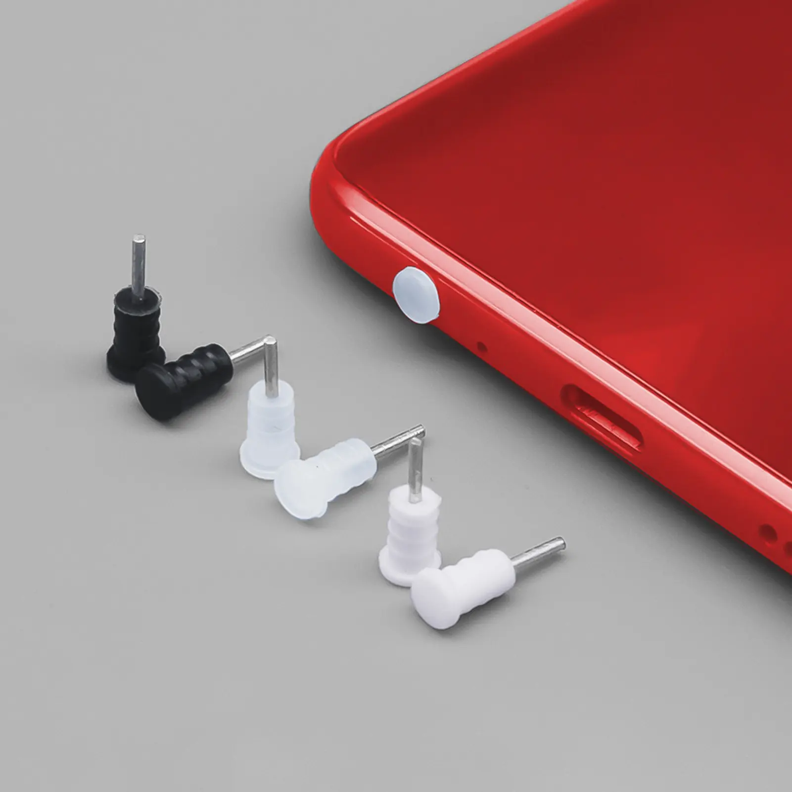 Phích cắm chống bụi, 5 cái, 3,5 mm, Kích thước nhỏ, Thông Dụng, Làm bằng silicon, Đa năng, Chốt chống bụi giắc cắm, Thích hợp cho điện thoại thông minh