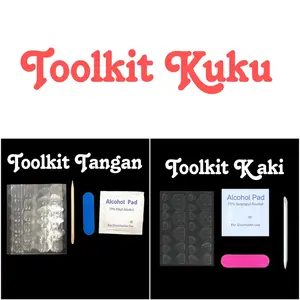 Paket Toolkit Kuku Tangan dan Kaki Nails Tools Peralatan Kuku Set Manikur Perawatan Kuku