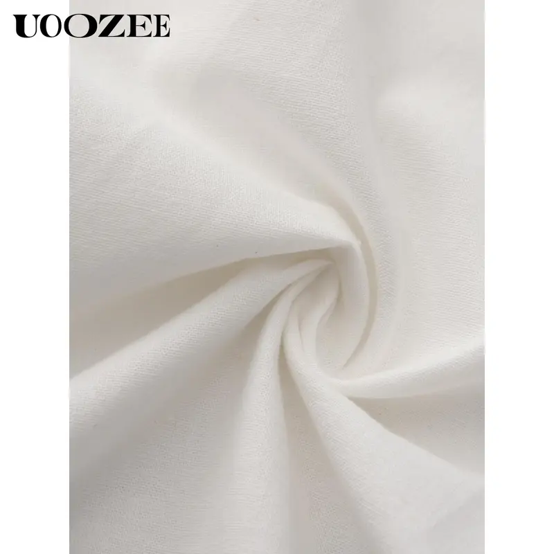UOOZEE Women's Solid Color Sleeveless Wide Leg Jumpsuit – Basic Style Simple and stylish, highlighting the daily elegance of modern women 6
