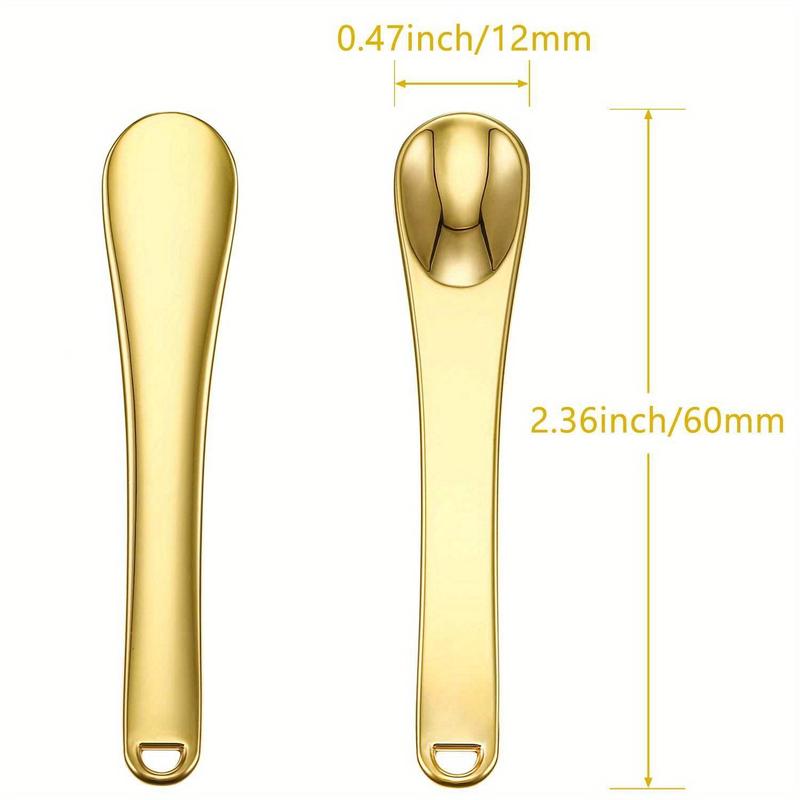 Reusable Makeup Spatula, 6 Counts/set Makeup Spatula, Makeup Spoon, Facial Skin Care Scraper, Face Mask Spoon, Cosmetic Tool for Women 1