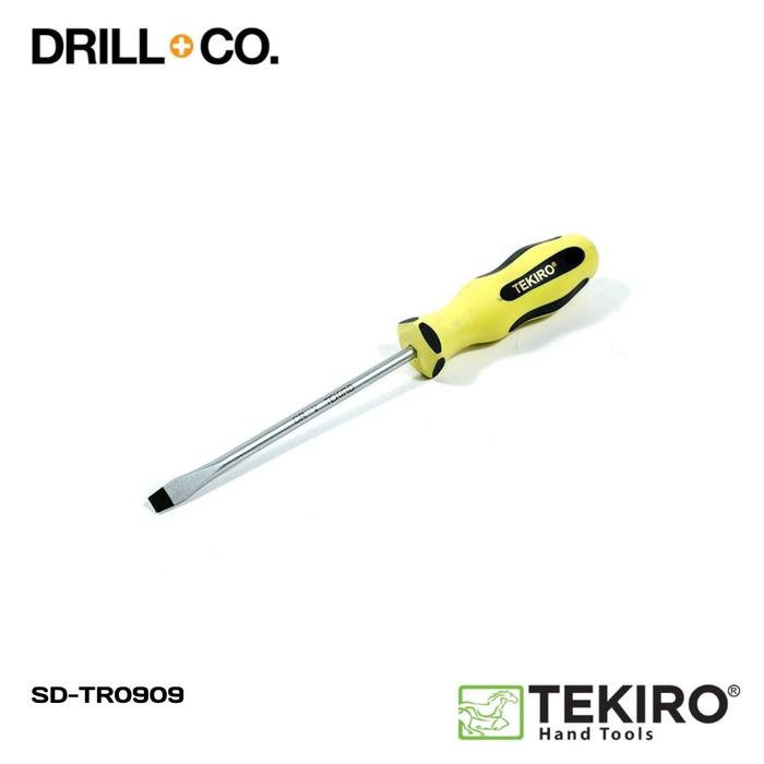 Gambar TEKIRO Obeng TPR Minus Obeng Minus (-) 6x125mm SD-TR0909 dari Drill&Co Kota Administrasi Jakarta Barat Tokopedia