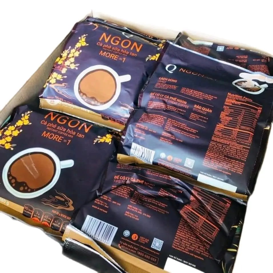 Cà phê ngon  bịch 60 gói - Chất lượng hơn, số lượng nhiều hơn, trọng lượng lớn hơn - Coffee, Cafe